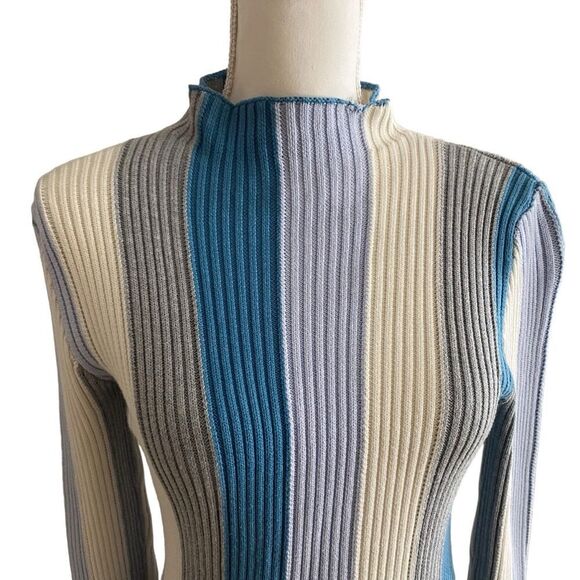 Love Whit Long Sleeve Stripe Sweater Size Small - Picture 2 of 7